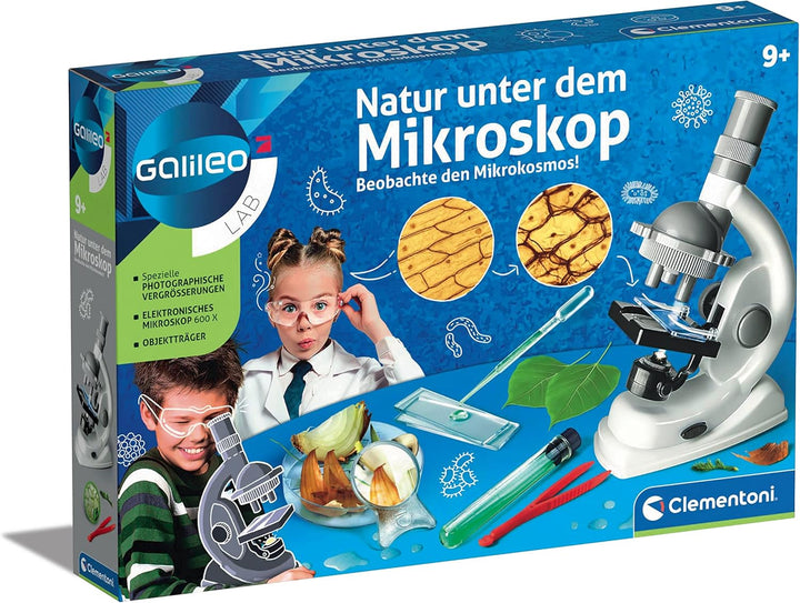 Clementoni 69804 Galileo Science – Natur unter dem Mikroskop, ab 9 Jahren & 69490 Galileo Science –