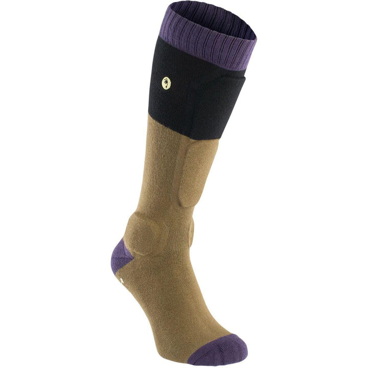 Ion BD-Sock Fahrrad Schienbein Protektorensocken mud grün/lila 2024 Braun 35-38, Braun 35-38