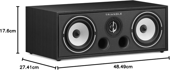 Triangle BRC1 – Lautsprecher für Heimkino, Mittelweg, BRC1 Weiss, Weiss
