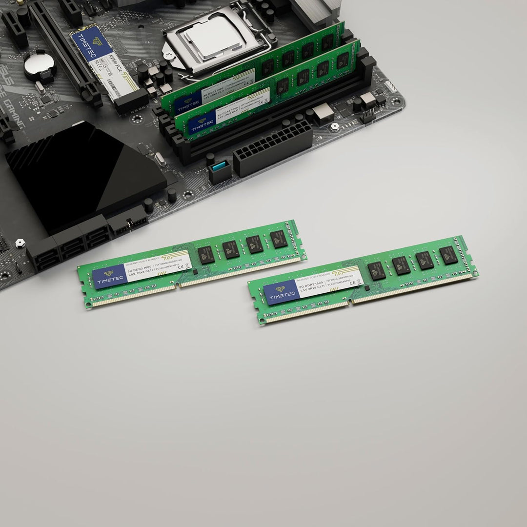 Timetec 16GB KIT (2x8GB) DDR3 1600 MHz (DDR3-1600) PC3-12800 (PC3-12800U) Non-ECC Ungepuffert 1,5V C