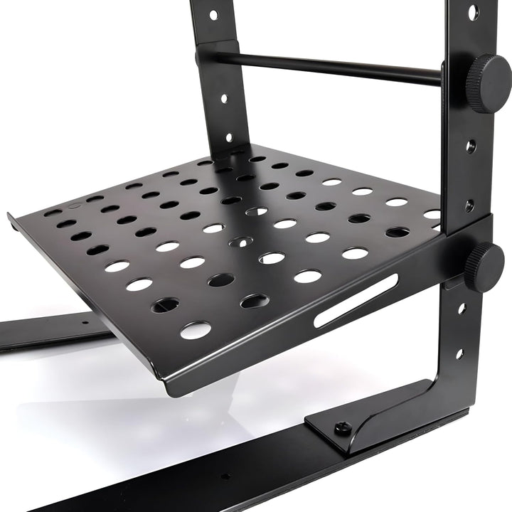 Pyle Laptop Ständer Höhenverstellbar – Klappbarer Halter für DJ-Pult & Schreibtisch, ergonomisch, mi