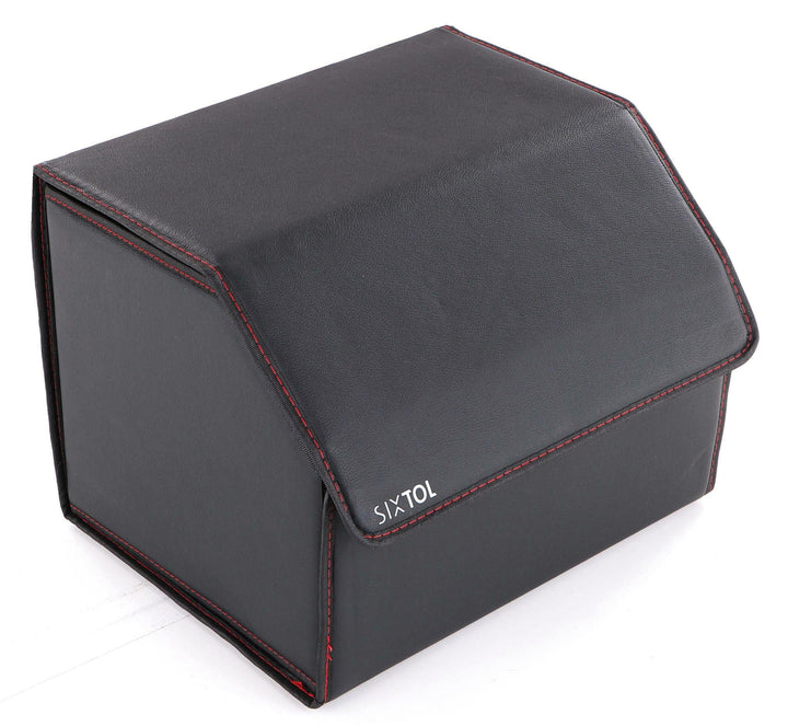 Kofferraum-Organizer CAR COMPACT LEATHER M, 1 Fach, faltbar, mit Deckel, M