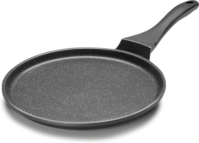 Lacor Crepes Pfanne Eco-Piedra 24 cm, Aluminium, Schwarz, 47 cm 47 x 25 x 7 cm Modern, 47 x 25 x 7 c