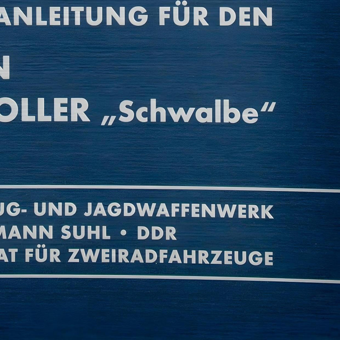 Betriebsanleitung Simson -Schwalbe- Ausgabe 1975 mit 23 Bildern