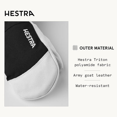 Hestra Army Leather Heli Jr. 5 black - 6