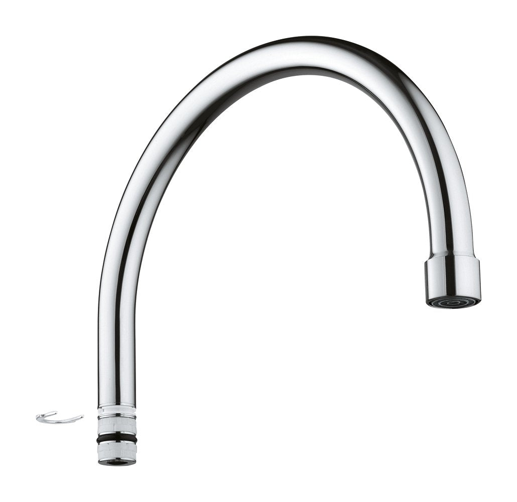 GROHE C- Auslauf (schwenkbar, für Eurosmart 2015 Einhand- Spültischarmaturen), chrom, 13371000