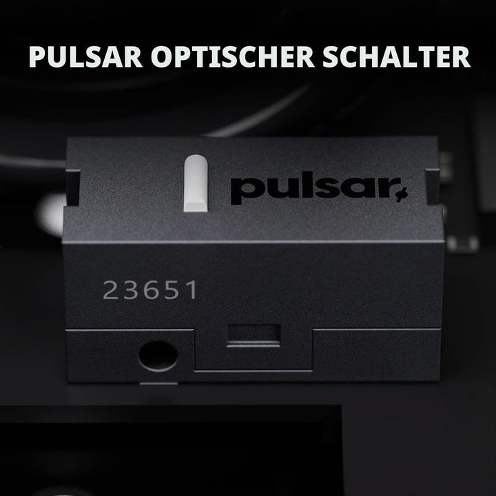 Pulsar Gaming Gears X3 Crazylight Kabellose Gaming-Maus, Ultraleicht, 43 g, Hybrid-ergonomisch, opti