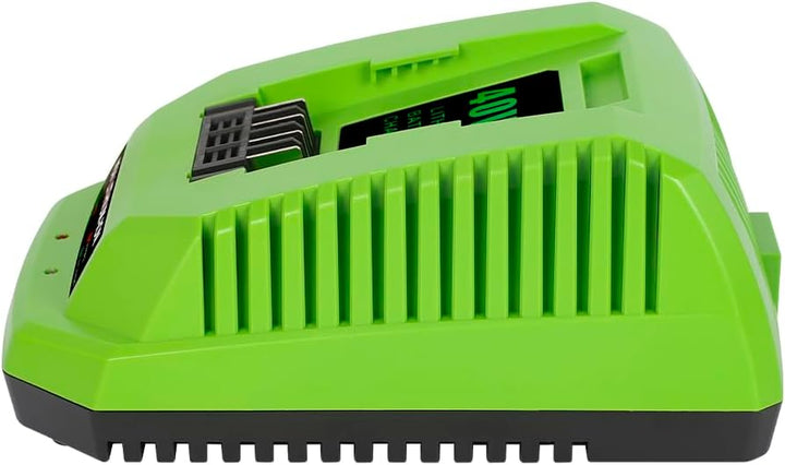 Ersatz-Akku-Ladegerät 40V 2A kompatibel mit Greenworks 40V Batterie Lithium Ionen 29482 29962 29472