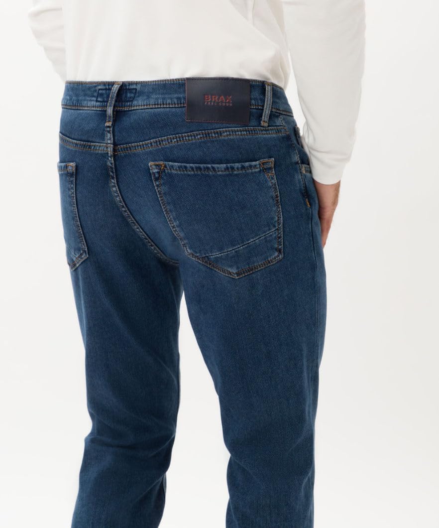 BRAX Herren Style Chuck Relax Flex Jeans 30W / 34L Deep Sea Used, 30W / 34L Deep Sea Used
