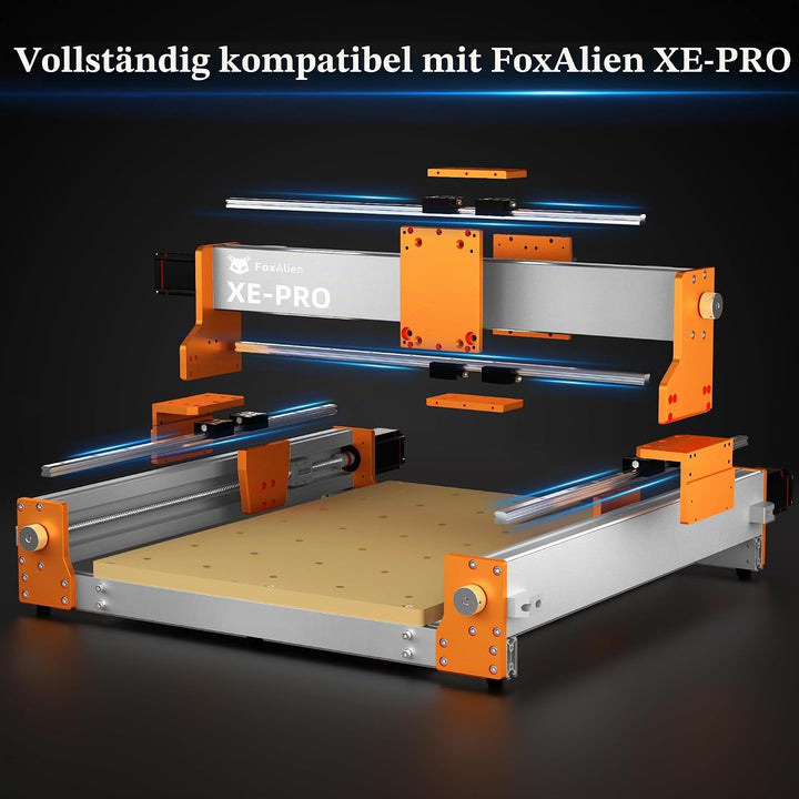 FoxAlien X & Y Achse Linearschienen Upgrade Kit für XE-PRO CNC Fräs/Fräsmaschine