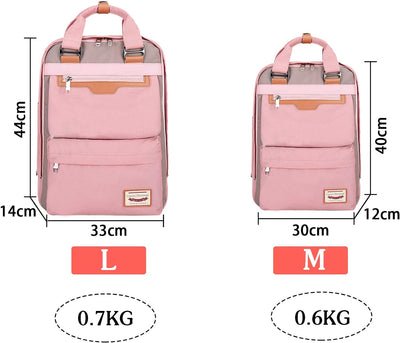 FANDARE Damen Rucksack Casual Daypack Mädchen Schultasche Handtasche für 16 inch Laptop Backpack Ges