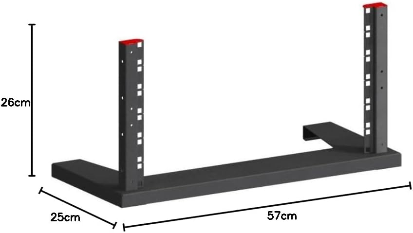 Rack Magic - 19 Zoll Gestell - Mini Rack Stand 6 HE - Schwarz 6 HE Schwarz, 6 HE Schwarz
