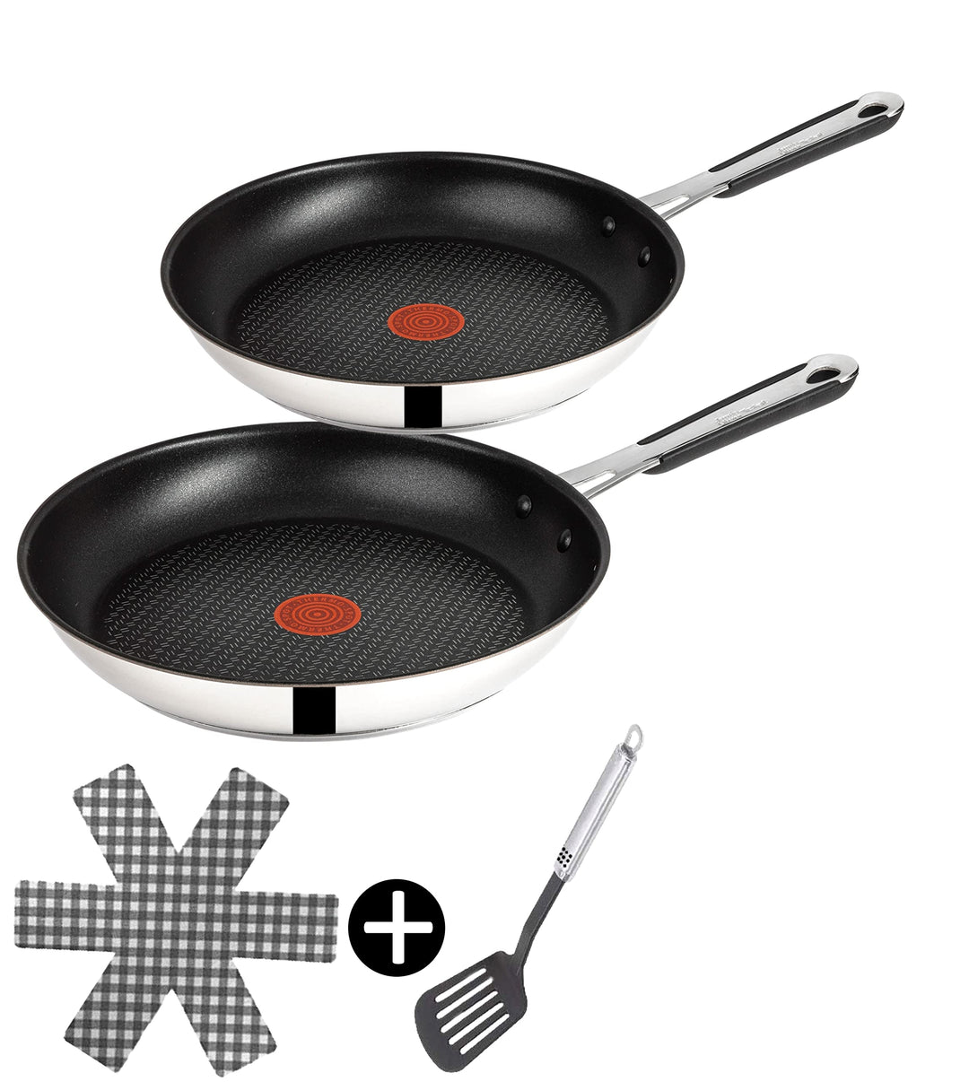 Tefal E30 Jamie Oliver Pfannenset Induktion 4 tlg -SET7- kleine Pfanne 20 cm + Bratpfanne gross 28 c