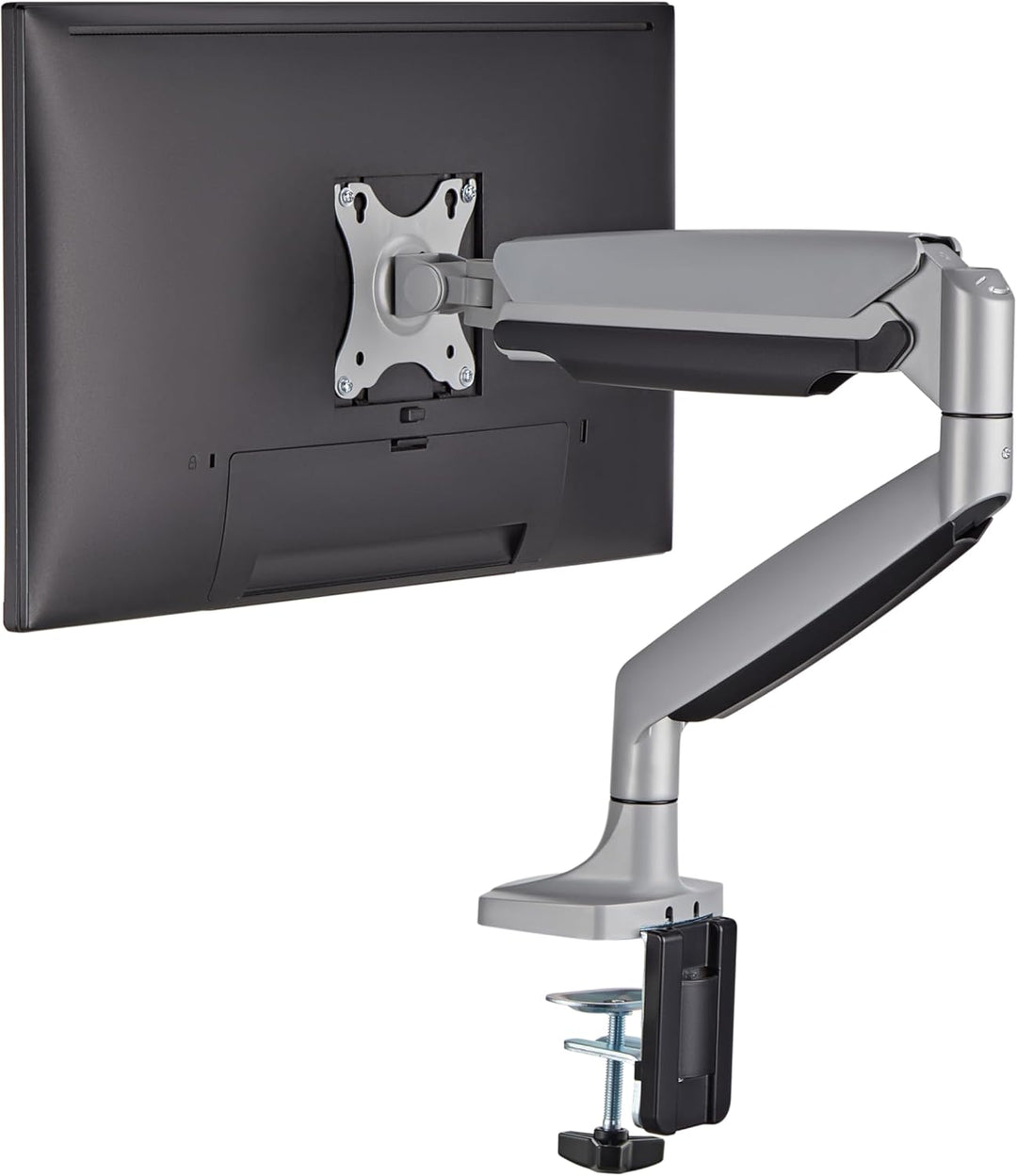 HALTERUNGSPROFI Aluminium Gasdruck Tischhalterung für LED und LCD Monitore bis 45 Zoll VESA 75x75 10