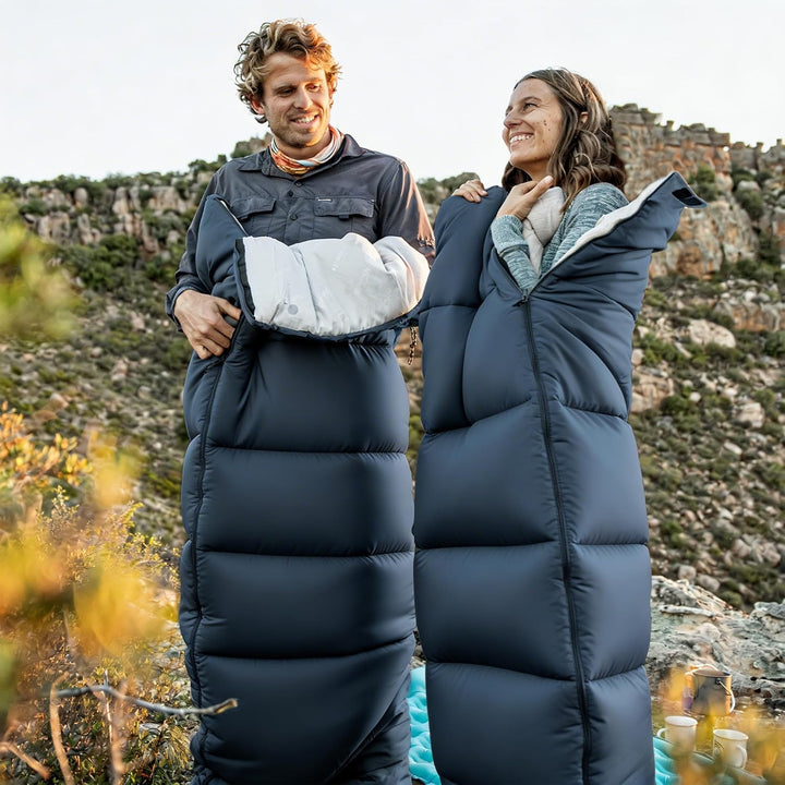 Naturehike Schlafsack für Erwachsene, Leichter Rechteckiger Spleissbarer 3 Jahreszeiten Schlafsack,