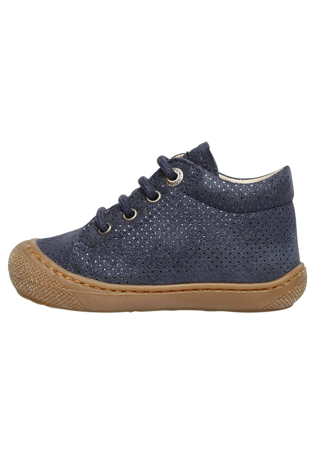 Naturino Lauflernschuhe aus Metallic 19 EU Blau, 19 EU Blau
