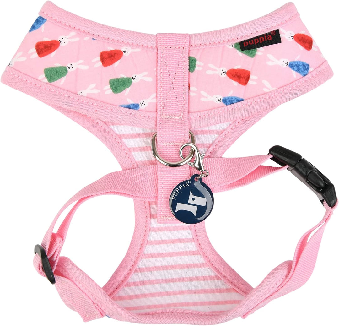 Puppia Hundegeschirr - Mollie Geschirr A – für kleine und mittelgrosse Hunde rose L, rose L