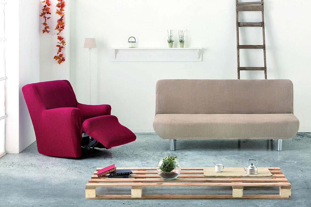 Eysa Cora bielastisch Sofa überwurf clic clac Farbe 01-beige, Polyester-Baumwolle, 36 x 27 x 14 cm
