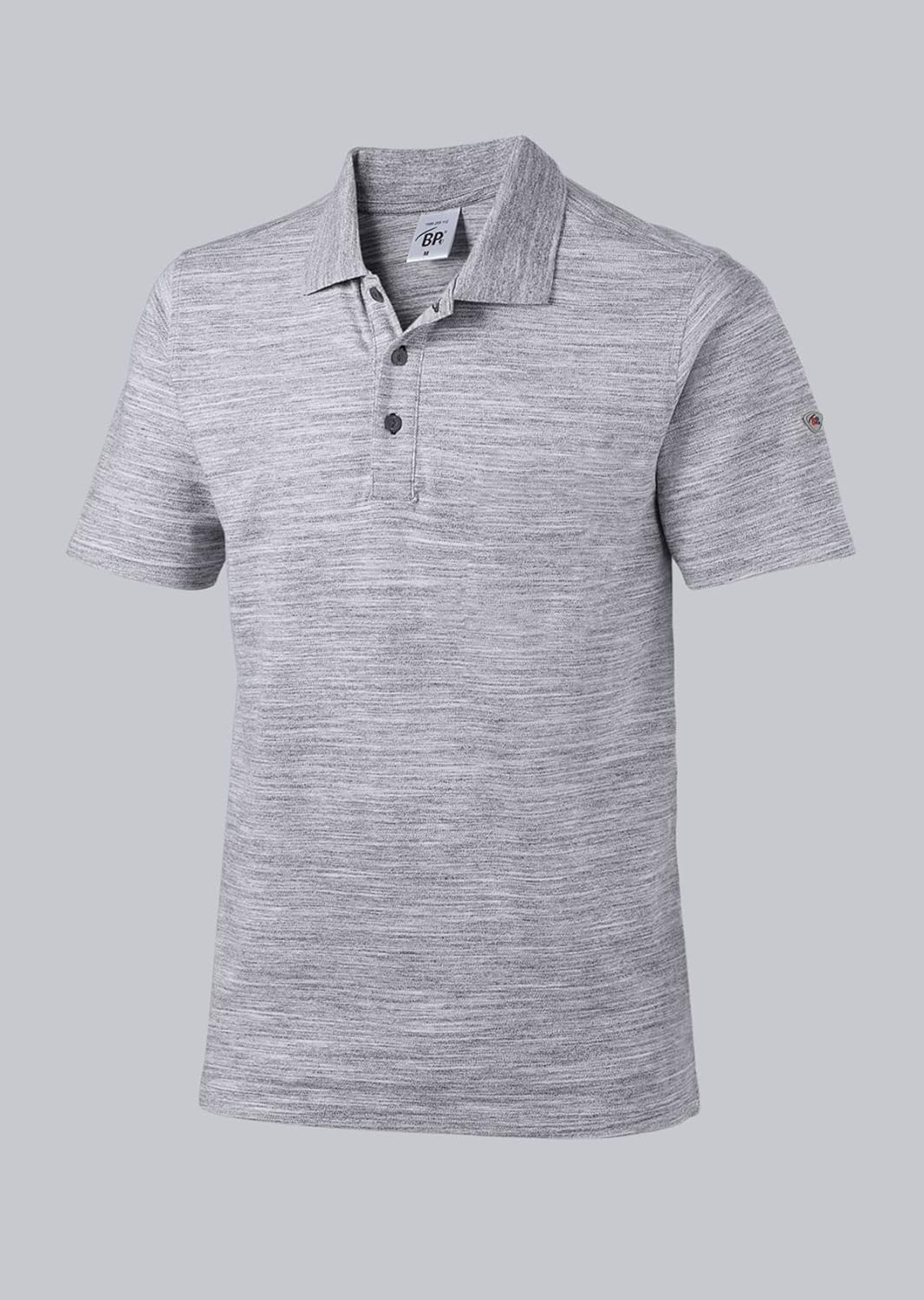BP 1712-232-21-XS Unisex-Poloshirt, Space-Dye-Stoff, 1/2 Ärmel, Polokragen, 195,00 g/m² Stoffmischun