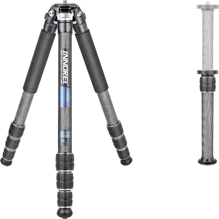Kohlefaser-Stativ- INNOREL CT75C Super professionelles tragbares Reisestativ für DSLR-Kamera Robuste
