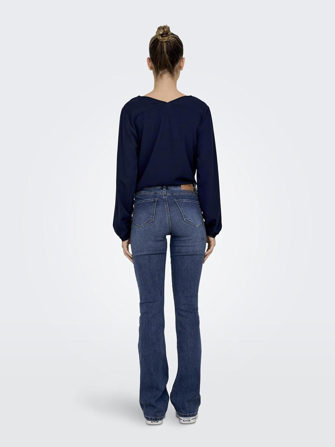 ONLY Female Flared fit Jeans ONLROSE Mittlere Taille Ausgestellt Jeans XS / 32L Medium Blue Denim, X