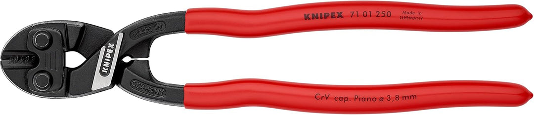 Knipex CoBolt® XL Kompakt-Bolzenschneider schwarz atramentiert, mit Kunststoff überzogen 250 mm (SB-