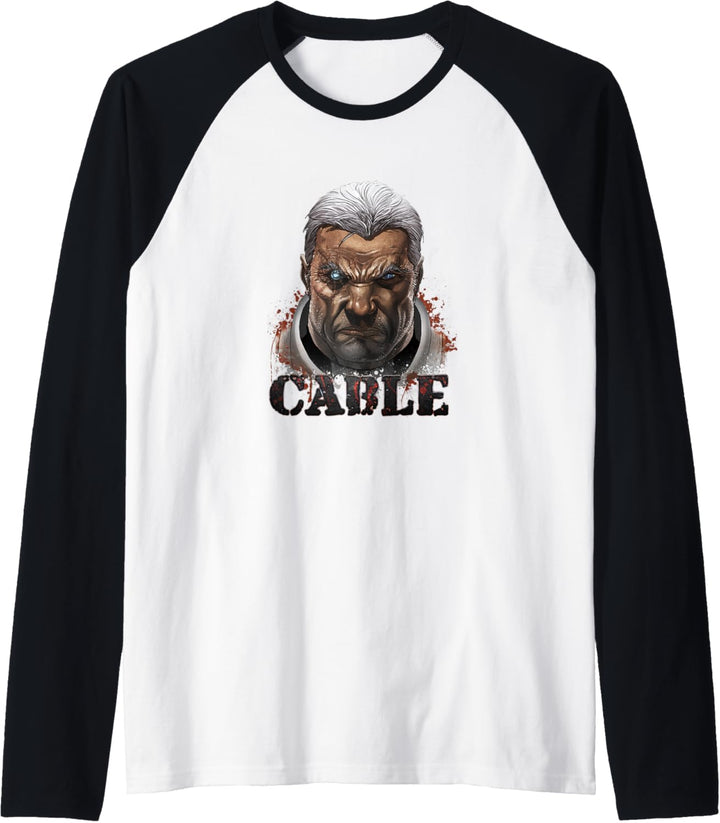 Marvel X-Men Cable Portrait Raglan