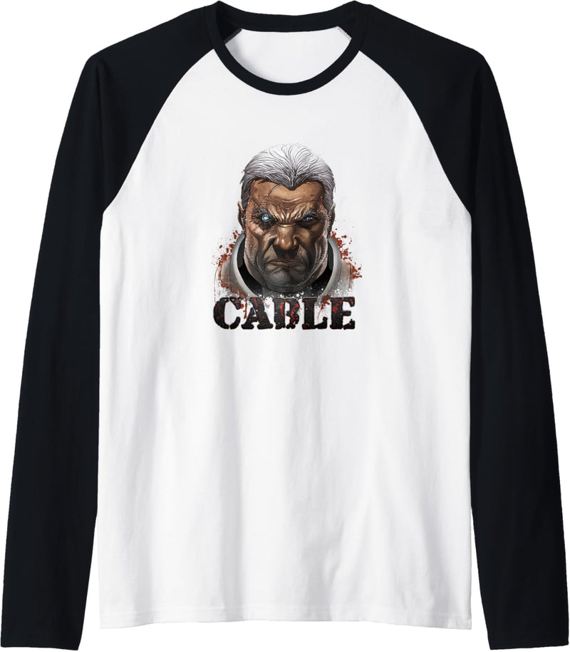 Marvel X-Men Cable Portrait Raglan