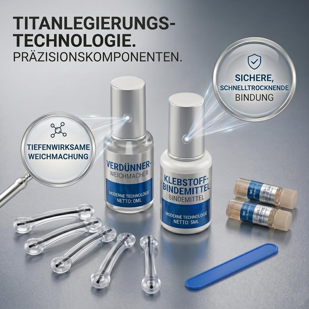 Eingewachsene Zehennägel Set, Zehennägel Korrektur Patch, Nagelspange Fussnägel, Entwickelt für Eing