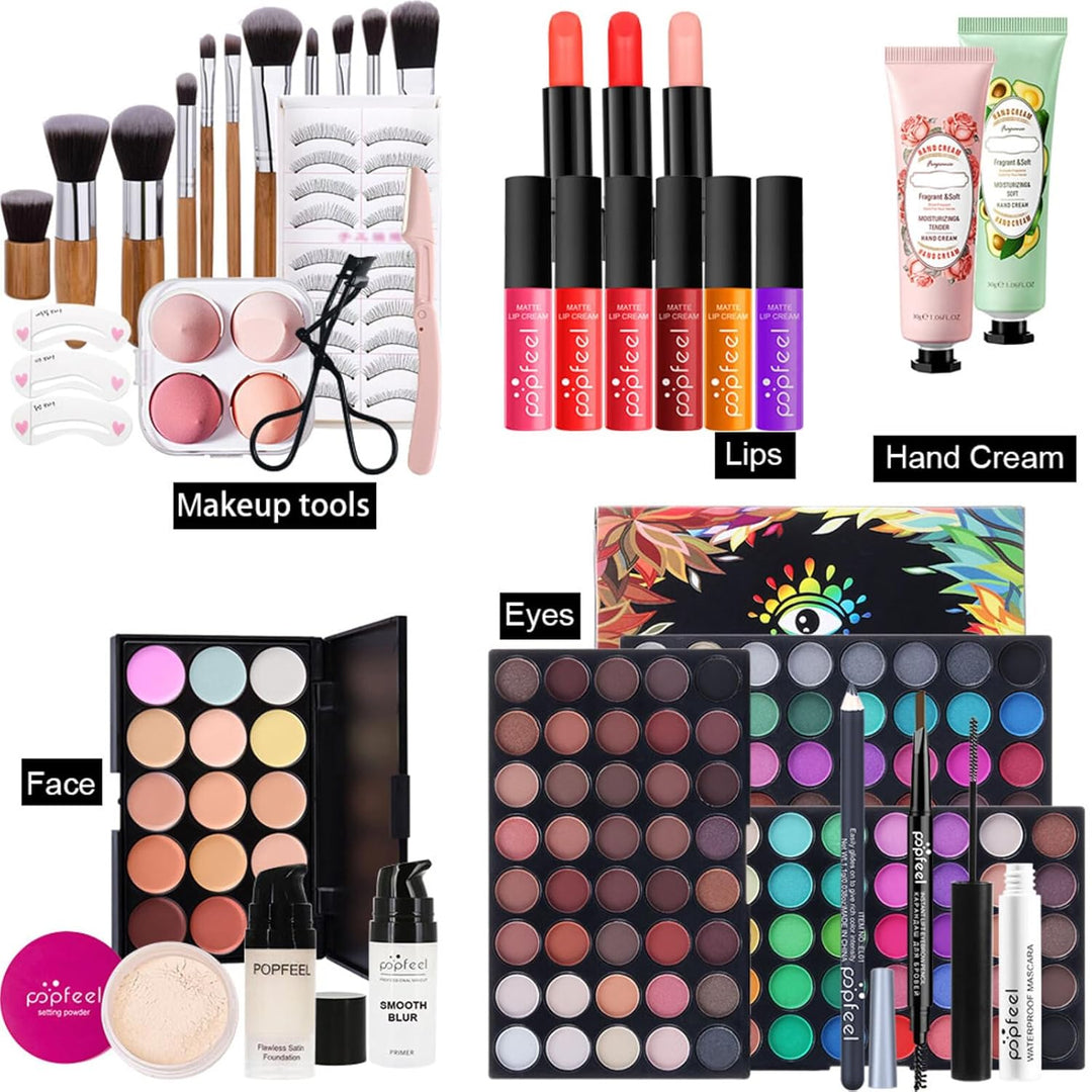 FantasyDay Multifunktions Exquisite Make-up Geschenkset Kosmetik Schmink Kit für Gesicht, Augen und