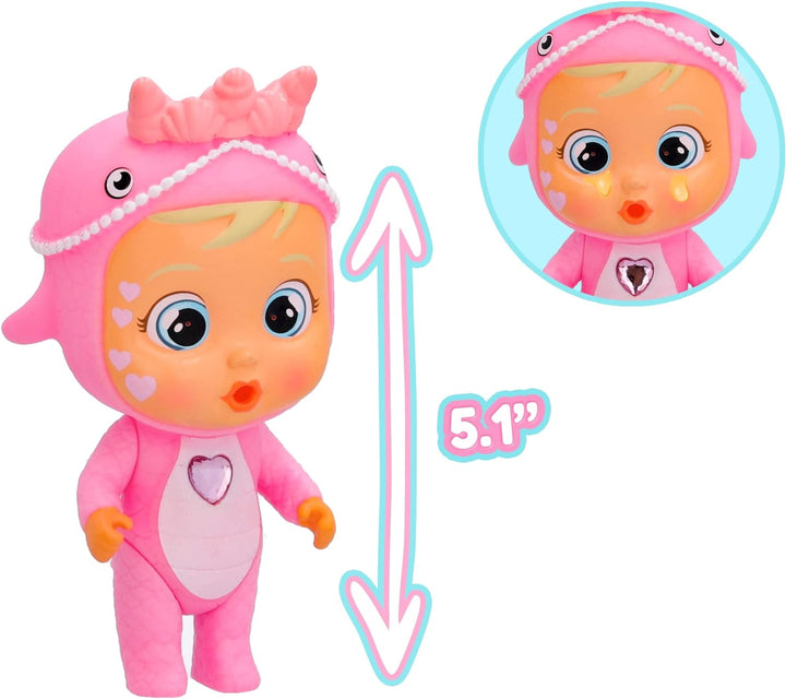 Cry Babies Magic Tears 904163 Dinosaur Puppe, Mehrfarbig Einzelbett, Einzelbett