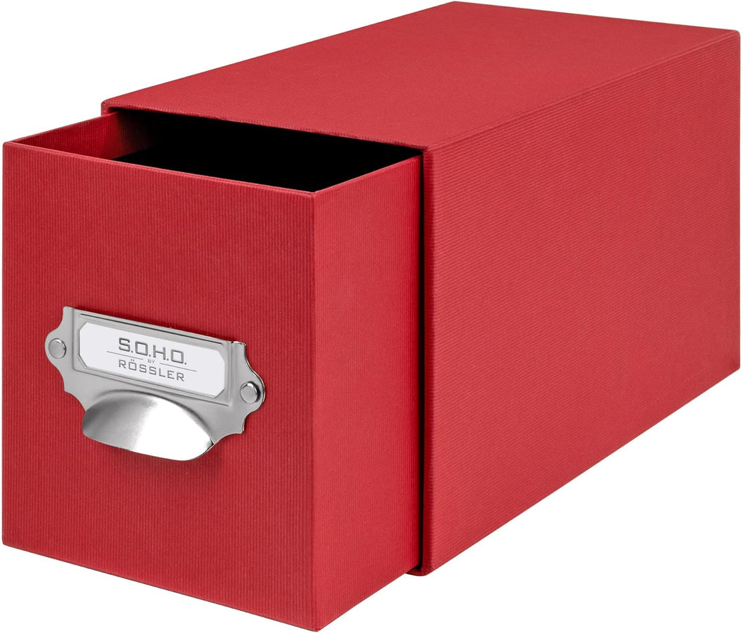 Rössler SOHO CD-Schubladenbox | Schubladen-Aufbewahrungsbox | Organizer mit Schublade | Storage Box