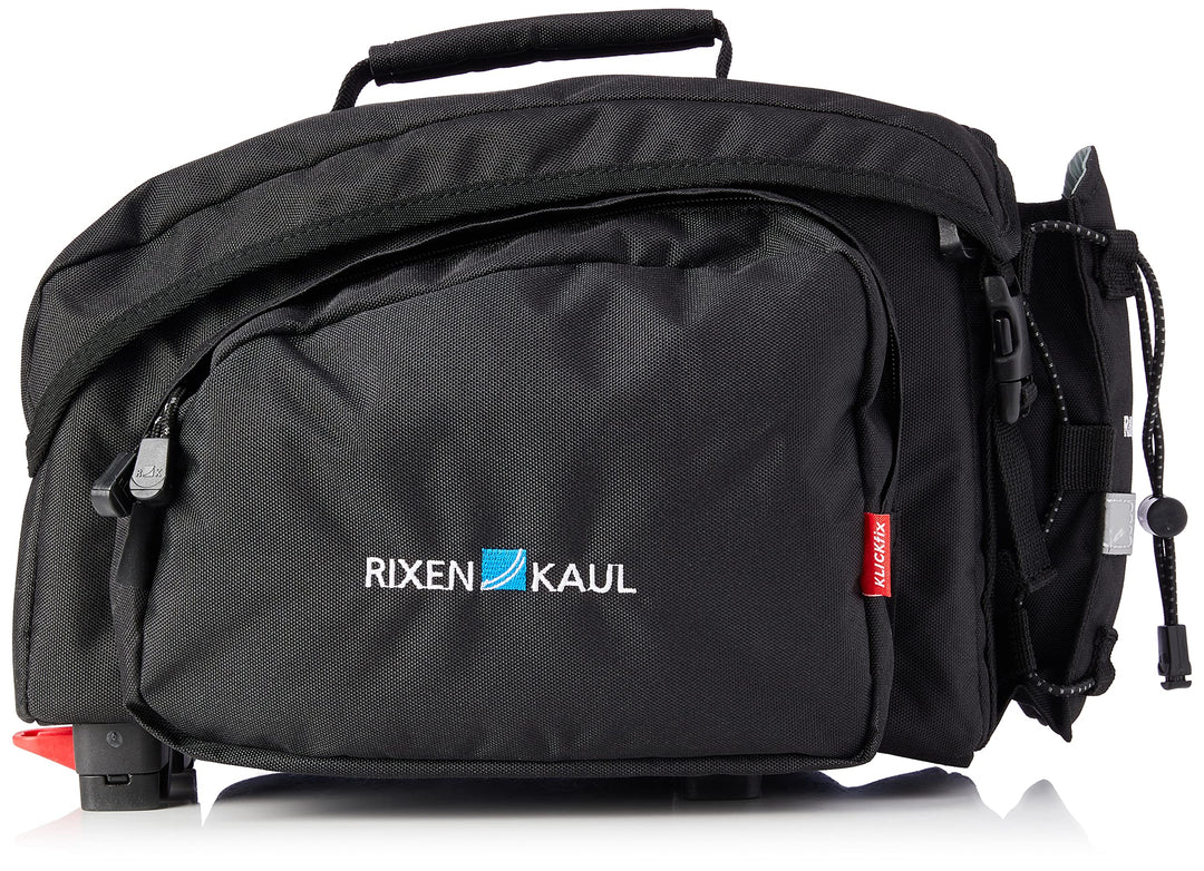 KLICKfix Farradtasche Rackpack 1 für Racktime Gepäckträgertasche, Schwarz, 35 x 28 x 22 cm Single, S