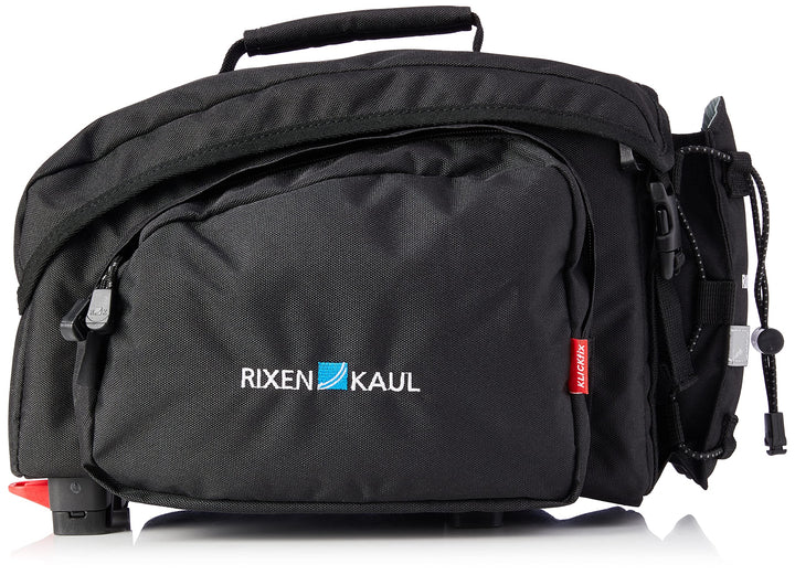 KLICKfix Farradtasche Rackpack 1 für Racktime Gepäckträgertasche, Schwarz, 35 x 28 x 22 cm Single, S