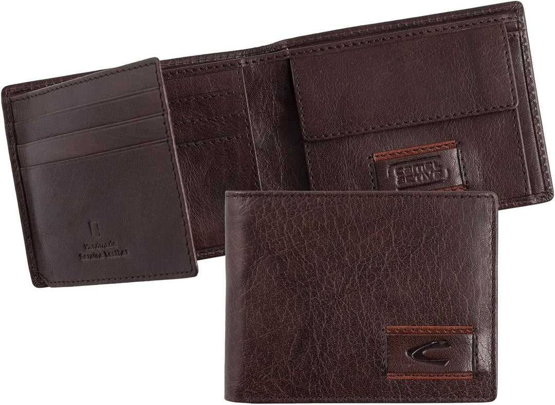 camel active bags Panama Herren Geldbörse Mittelgross Querformat Leder Braun 11 x 1,5 x 8,5 Brown, 1