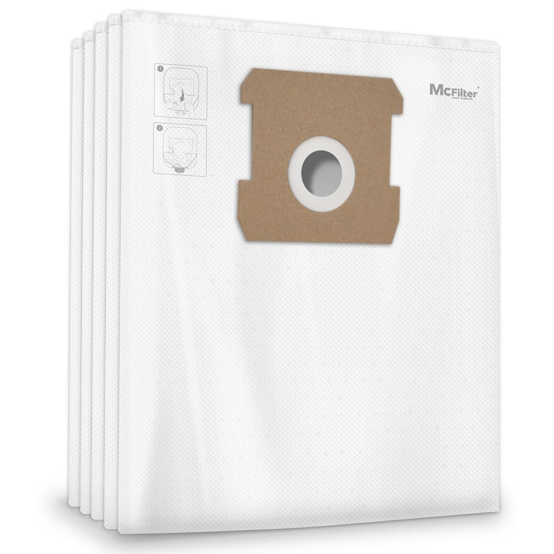 McFilter | 10 Staubsaugerbeutel 10l kompatibel für ALLE Einhell Staubsauger | geeignet für TE-VC 18/
