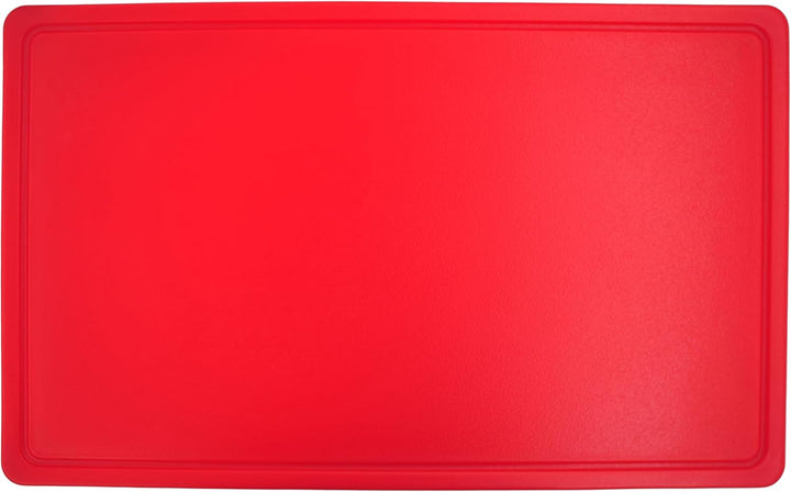 METRO Professional Schneidebrett, GN 1/2, hochdichtes Polyethylen (HDPE), 32.5 x 26.5 x 2 cm (rot),