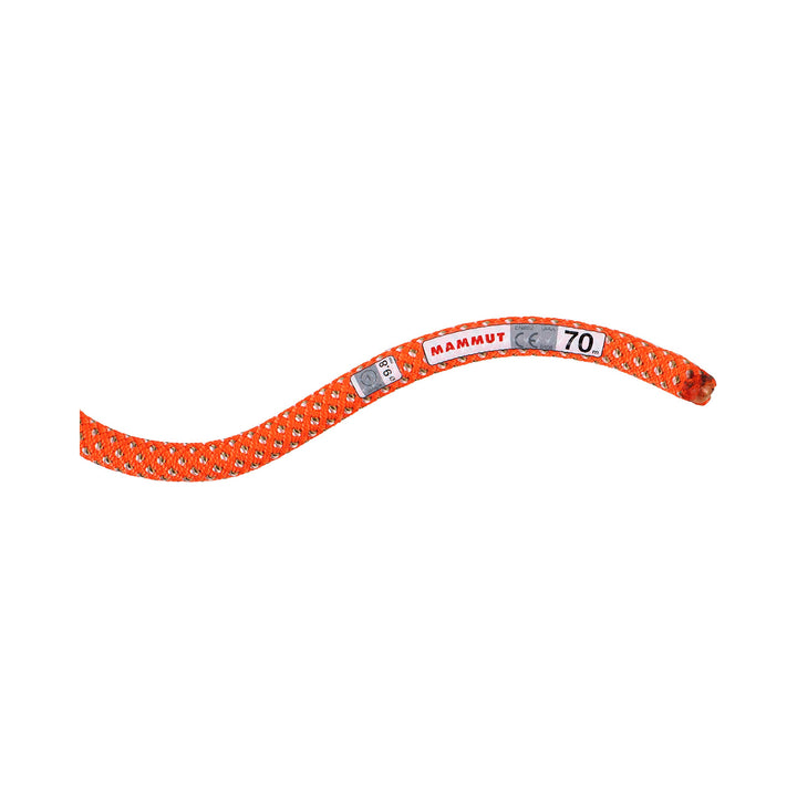Mammut 9.8 Crag Classic Einfachseil Classic Duodess, vibrant orange-white Lg 70, Classic Duodess, vi