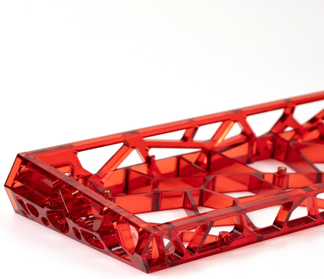 Sumgsn Mechanische Tastatur Gehäuse Transparentes Tastaturgehäuse Kompatibel mit Wooting60/HM66/Mad6
