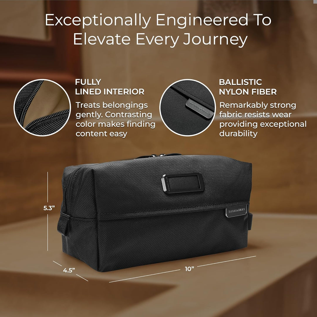 Briggs & Riley Baseline Toilettenartikel-Set Schwarz Everyday Essentials Toilettenartikel, Schwarz E