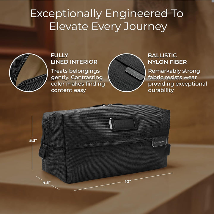 Briggs & Riley Baseline Toilettenartikel-Set Schwarz Everyday Essentials Toilettenartikel, Schwarz E