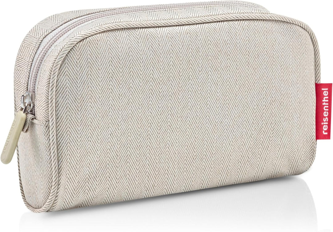 reisenthel Makeup case heringbone Sand - rechteckiges klassisches Etui zur Aufbewahrung All Ihrer wi