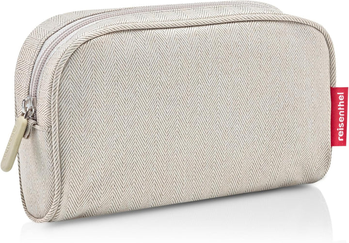 reisenthel Makeup case heringbone Sand - rechteckiges klassisches Etui zur Aufbewahrung All Ihrer wi