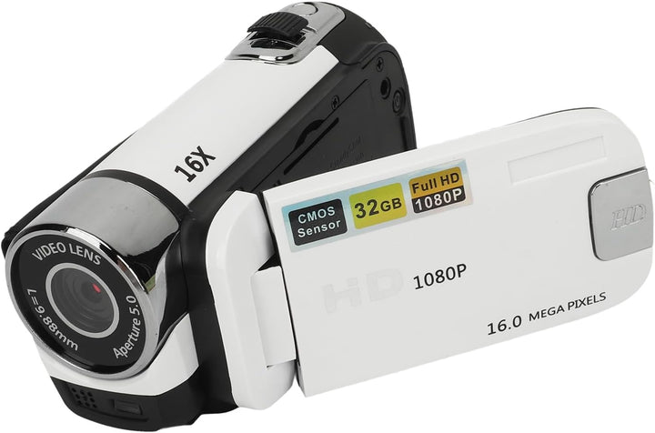 D90 1080P 16MP Digitalkamera 2,4 Zoll Schwenkbildschirm Camcorder 16X Zoom HD Videorecorder mit Füll