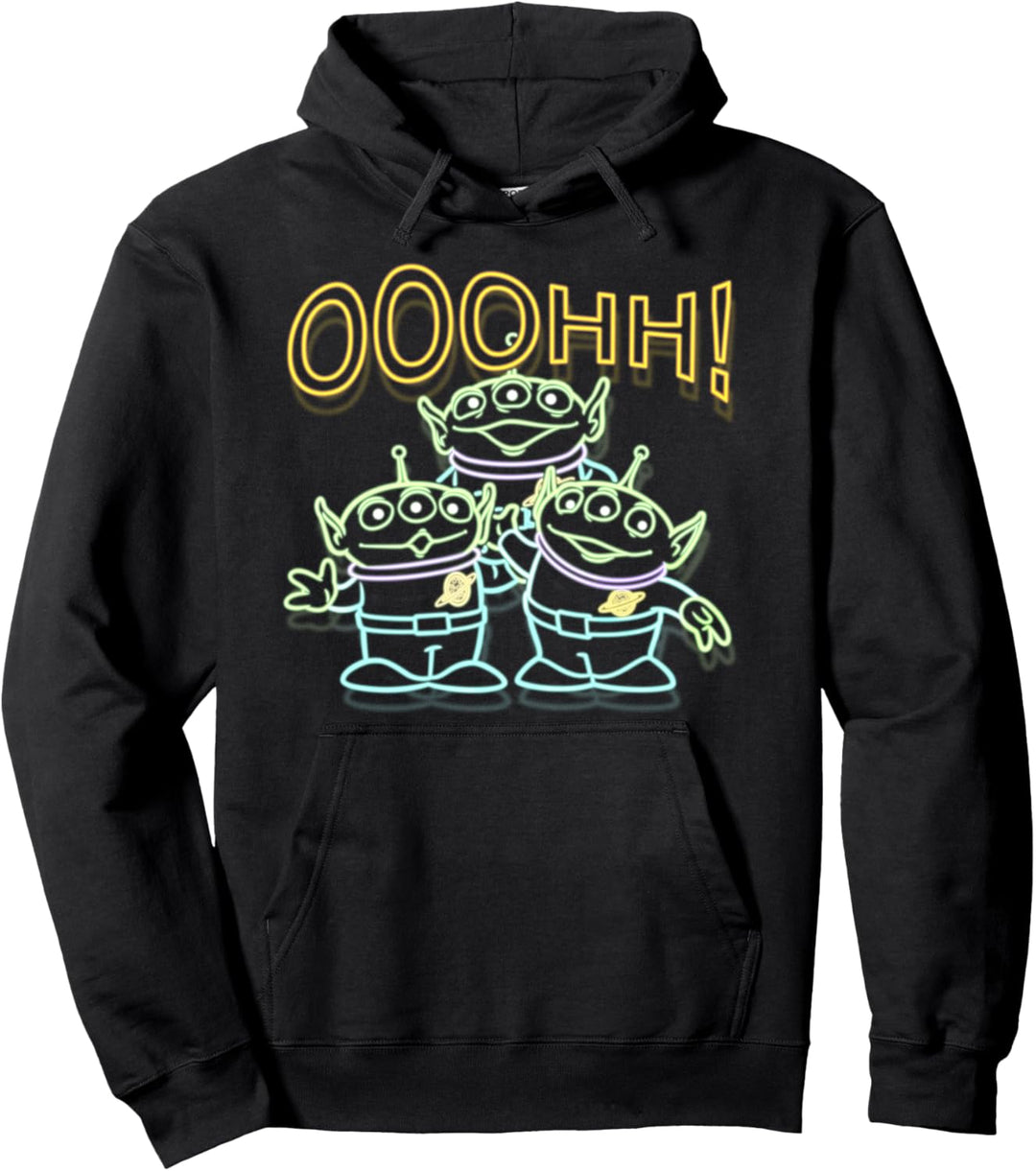 Disney Pixar Toy Story Aliens Ooohh Outline Text Pullover Hoodie
