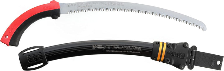 Silky gebogene Säge Tsurugi Curve Lefty 375mm sehr grob gebogene, spitz zulaufende Hochleistungsklin