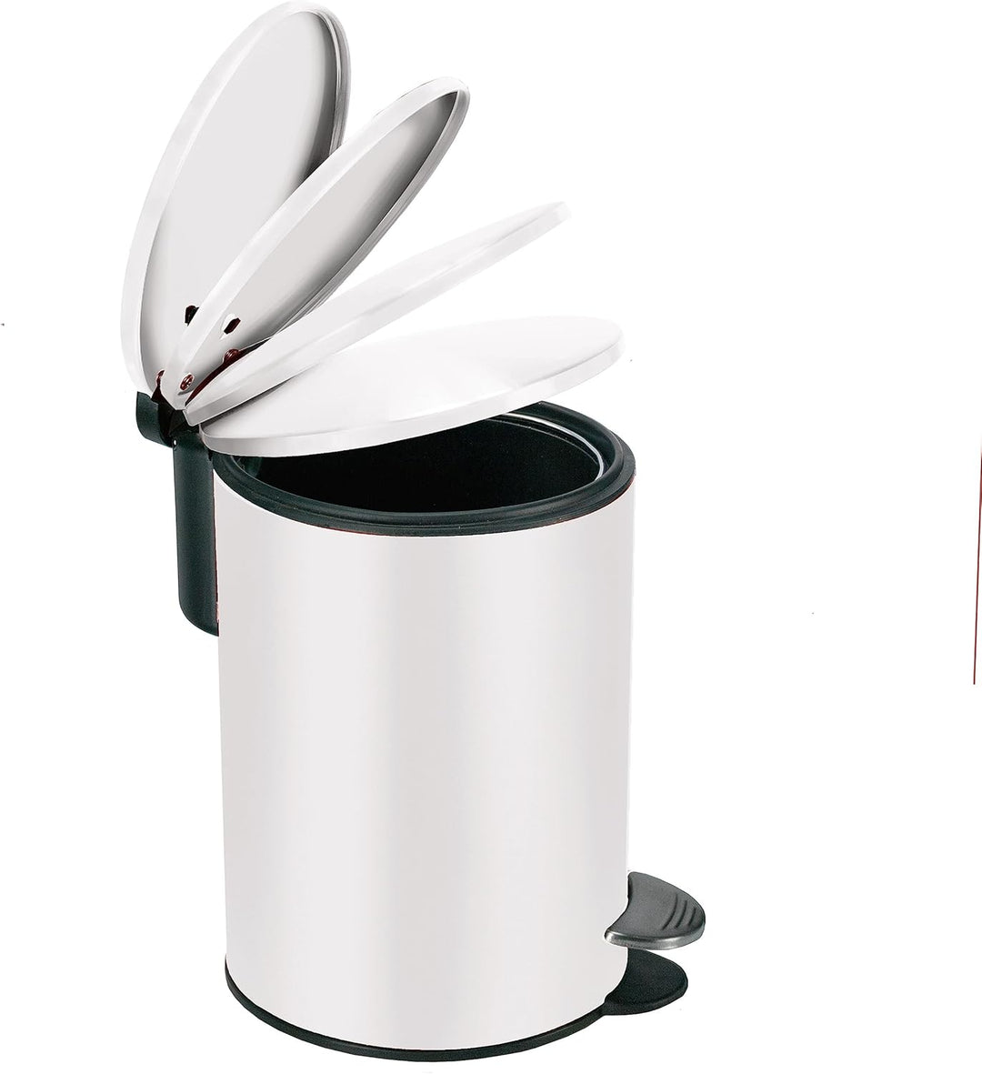 Kosmetikeimer Silence, Farbe: Weiss, Material: Metall, Grösse: Eimer 3 Liter Länge 17 cm, Breite 17