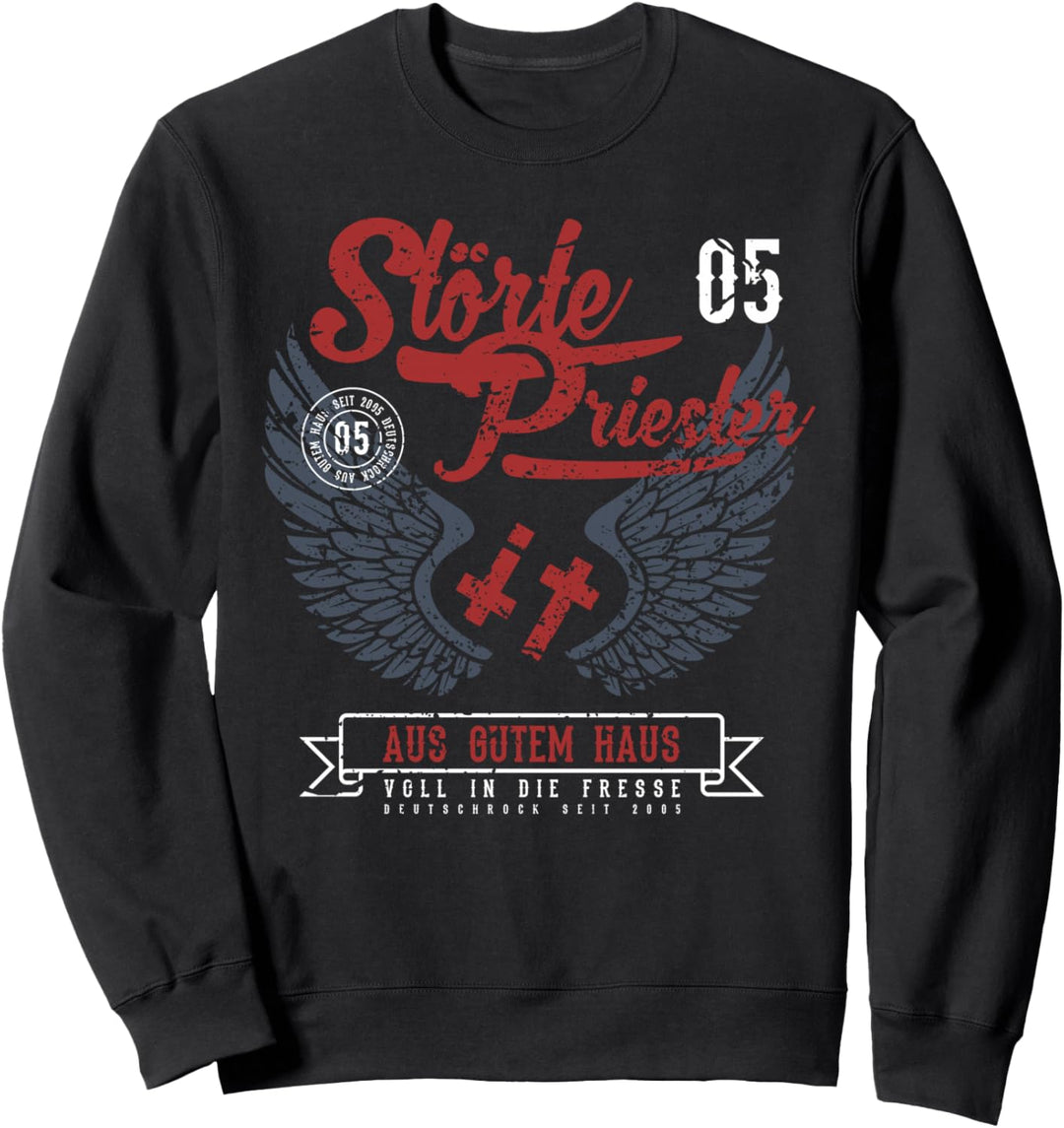Stoerte Priester Deutschrock aus gutem Haus Band Shirt Sweatshirt