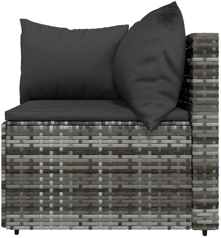 vidaXL Garten Lounge Set 4-TLG., Gartenmöbel Set mit Kissen, Sitzgruppe für Garten Terrasse, Modular