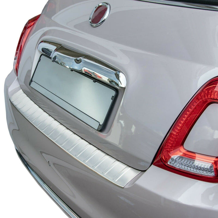 Ladekantenschutz Edelstahl MATT kompatibel für FIAT 500 FACELIFT | 500C CABRIO 2016-2020 | premium Q